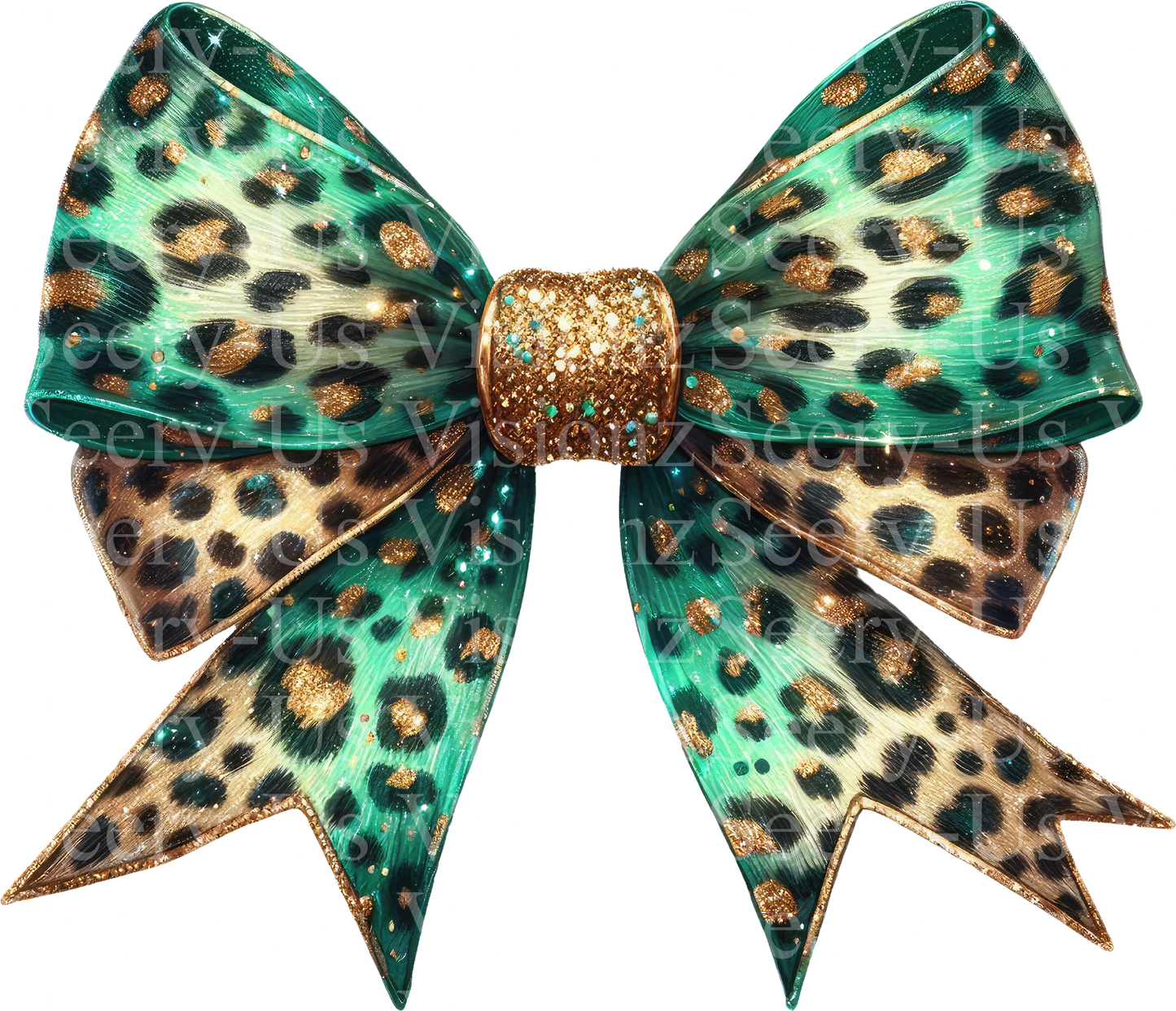 Cheetah Bow #12 w/ ~2" Acrylic Blank