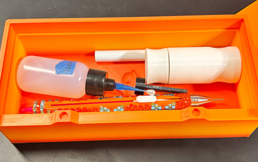 Rose – Traveling Rhinestone/Diamond Drill Trays & Storage Box