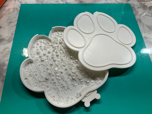 Bully Paw Rhinestone & Pearl Tray – Inspired by Craft Bully