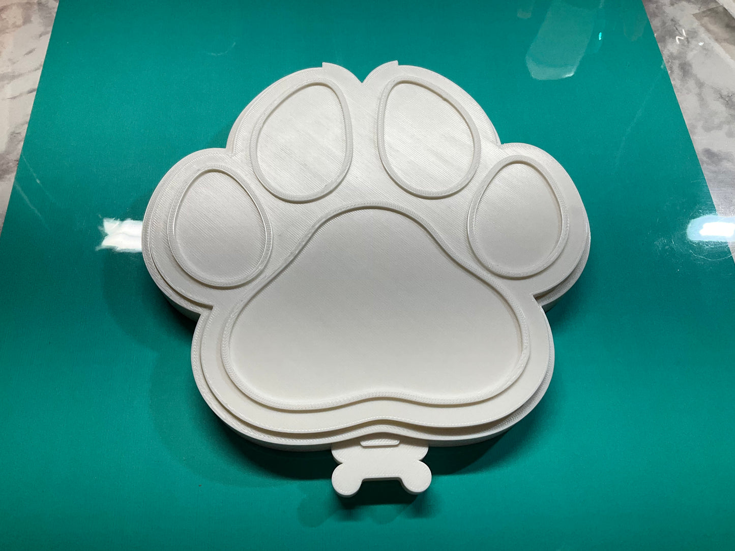 Bandeja para pintar con diamantes y diamantes de imitación de Mr. Stache