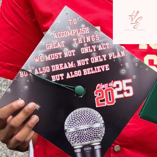 Acrylic Graduation Cap Toppers – Customizable Blanks