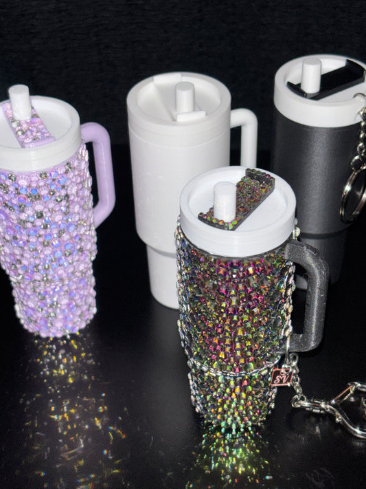 40oz- Mini Tumbler Stash Keychain - Bulk 25 Pack