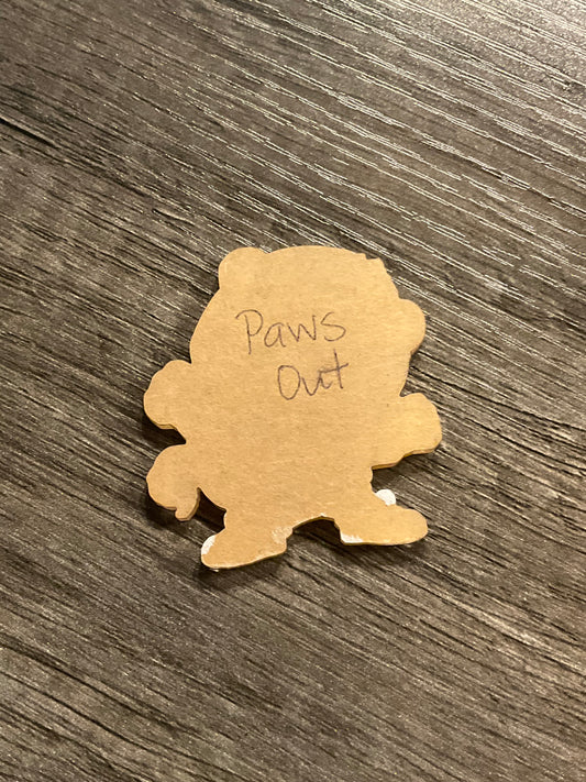 Hood Up Paws Out- Custom Cut w/ Digital Download- 5 Pack