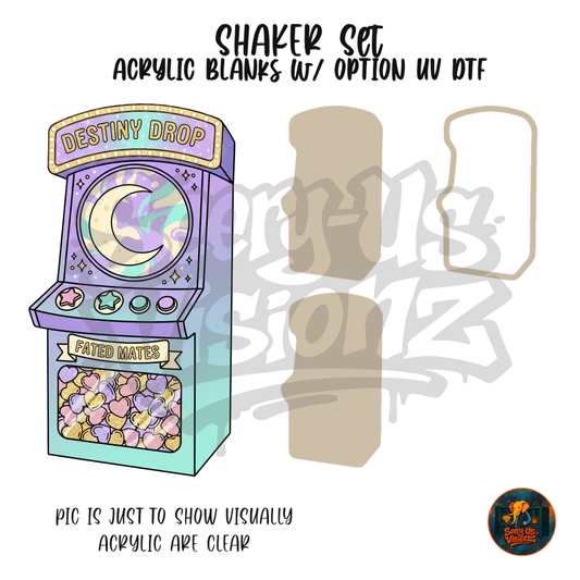 Moon Crystal Arcade shaker set acrylic blanks