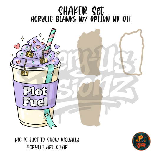 Plot Fuel Tumbler shaker set acrylic blanks