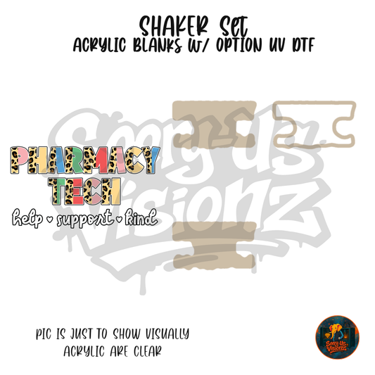 Help Support Kind Pharmacy shaker set acrylic blanks