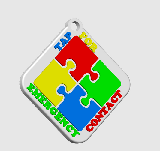 Puzzle Bag Tag - NFC Keychains