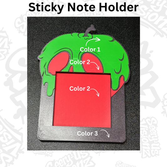 Poison Apple Sticky Note Holder