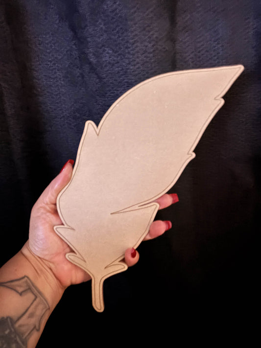 Acrylic Feather 2 - Blank and ready for you