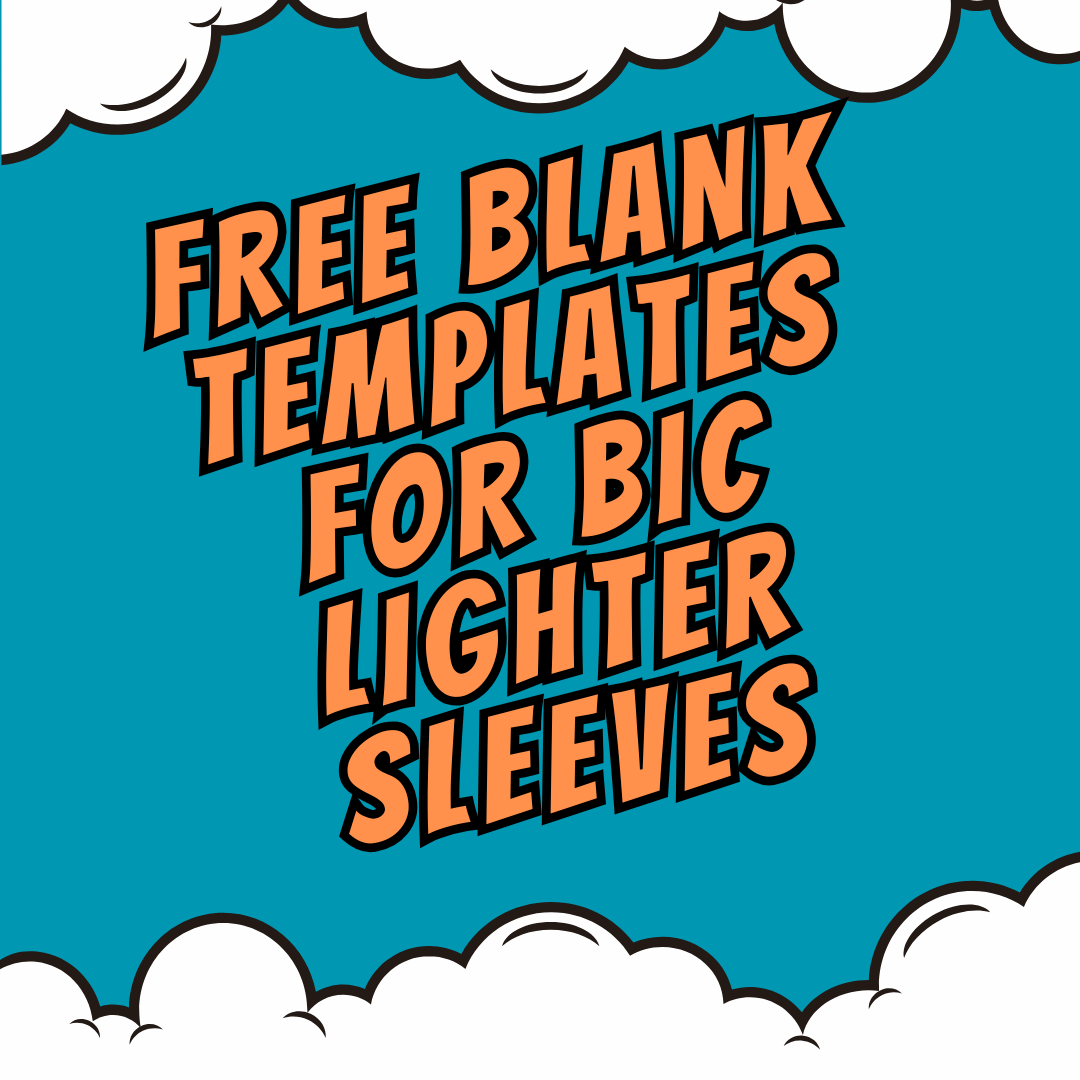 BLANK BIC OVAL SLEEVE TEMPLATE