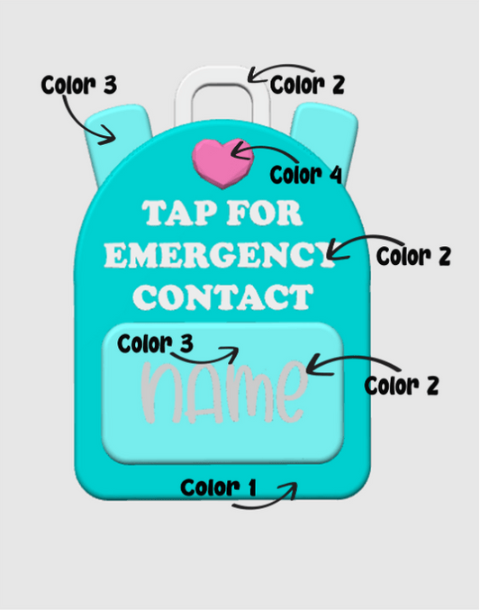 Back Pack - NFC Keychains