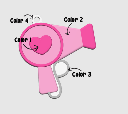 Blow Dryer - NFC Keychains