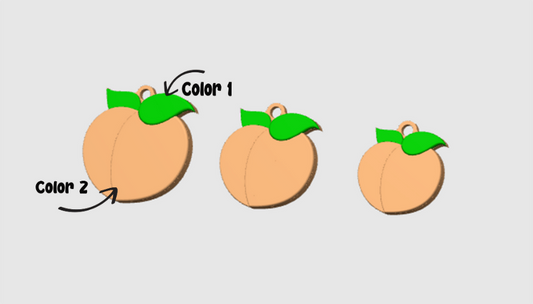 Peach - NFC Keychains