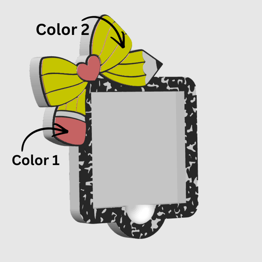 Composition Notebook- Sticky Notes Holder