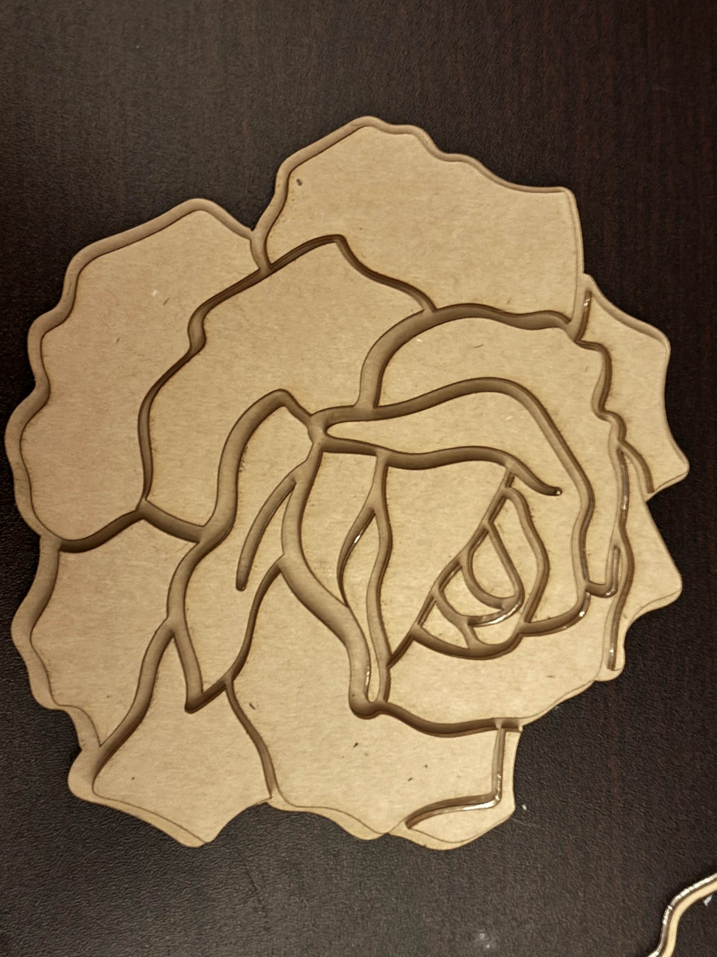 Acrylic Rose 1 - Blank and ready for you