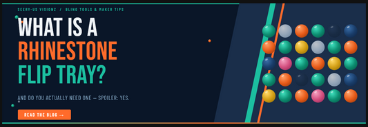 what is a rhinestone lip tray?