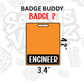 Horizontal Badge Buddy 2