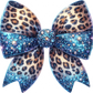 Cheetah Bow #15  w/ ~2" Acrylic Blank