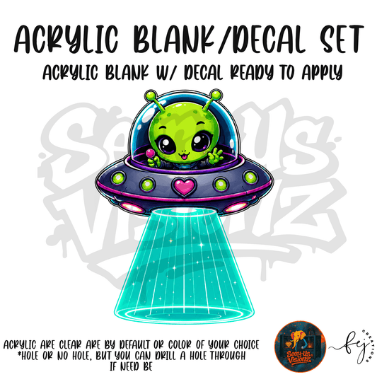 Cosmic Alien Beam Acrylic & Decal Kit