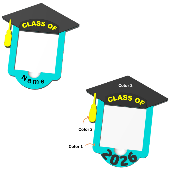Grad Cap Sticky Note Holder