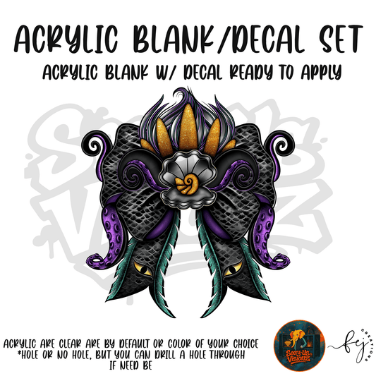 Voice Snatcher Bow Acrylic & Decal Kit