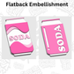 Soda Can - Embellishment Flatback Charm