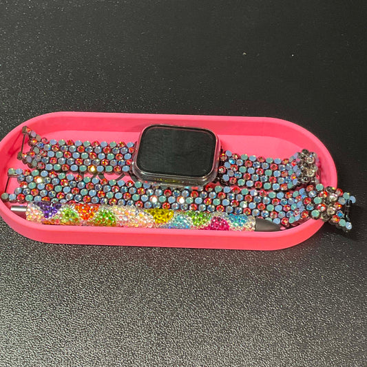 Melanin Goddess Oblong Trinket & Bead Tray 3D Printed