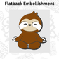 Sloth - Embellishment Flatback Charm