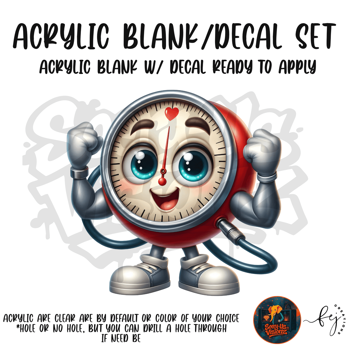 Red Pressure Acrylic & Decal Kit