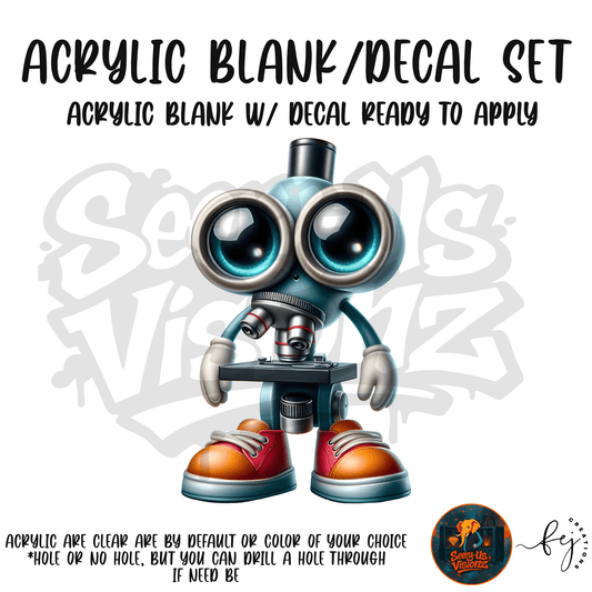 Microscope Cutie Acrylic & Decal Kit