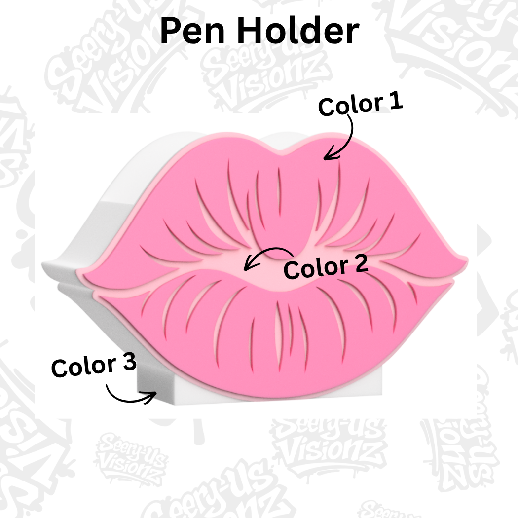 Lips Pen Holder