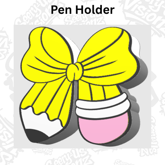 Bow Pencil Pen Holder