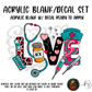 Love Nurse Acrylic & Decal Kit