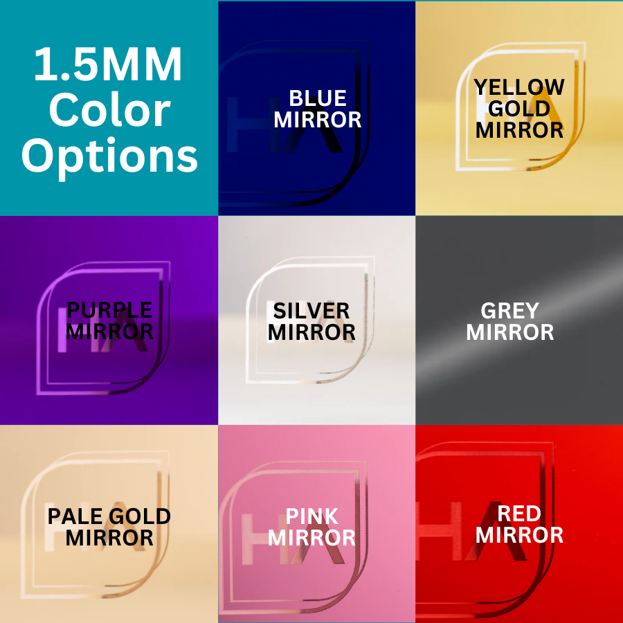 Acrylic By The Sheet - 1.5MM - Testing