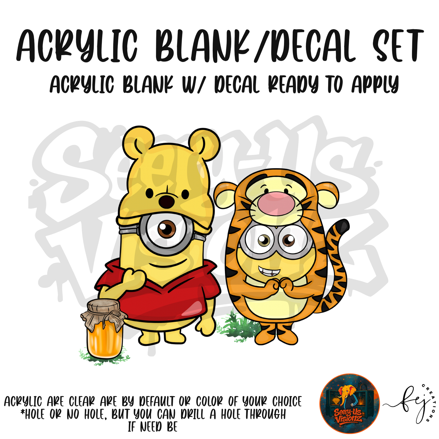 Friends Acrylic & Decal Kit