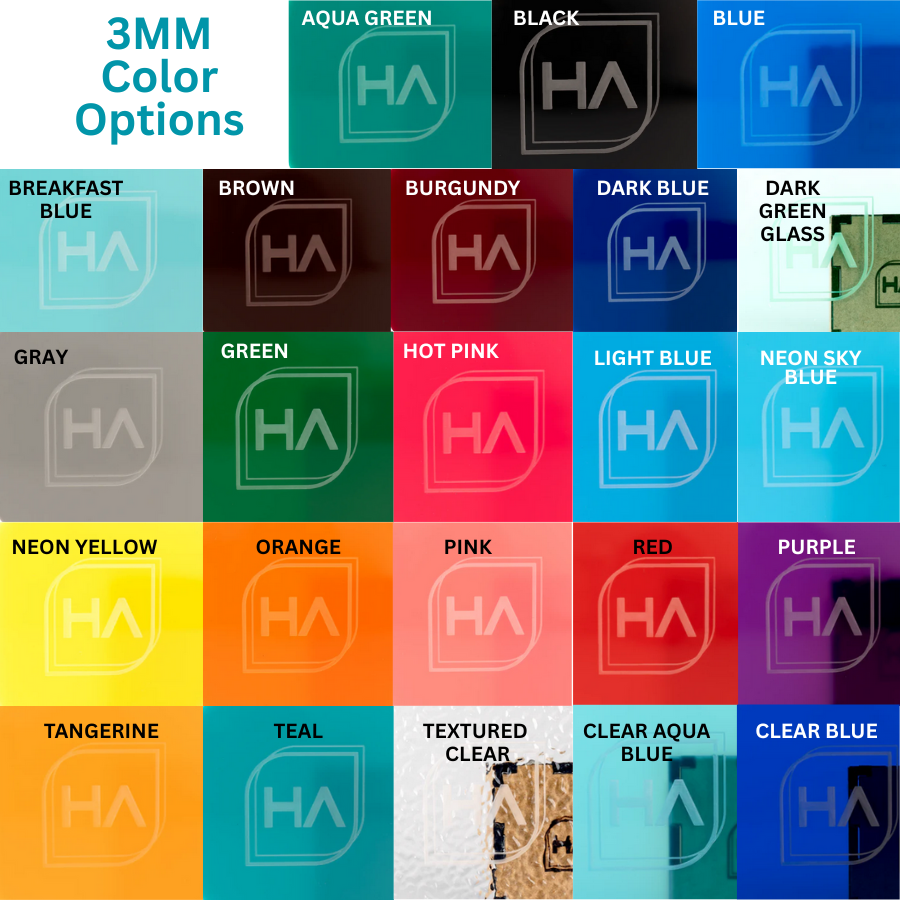 Your Own Custom Acrylics- 1.5" Cut Wholesheet ~77 Blanks