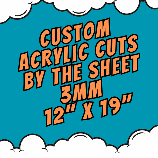Acrylic By The Sheet - 3MM - TESTING