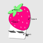 Strawberry Phone Holder