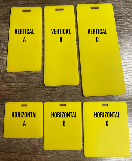 Badge Buddies Blanks - Sublimation Acrylic 5 Pack