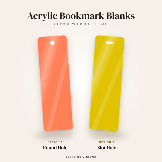 Acrylic Bookmark Blanks - Sized for Pen Wraps :)