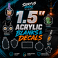 1.5" Acrylics Blanks  & UV DTF/Vinyl - Your Images or Ours (X-Ray Markers size)