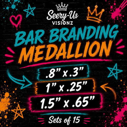 Bar Branding Medallions - Set of 15