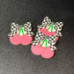 Checkered Cherry - Embellishment Flatback Charm