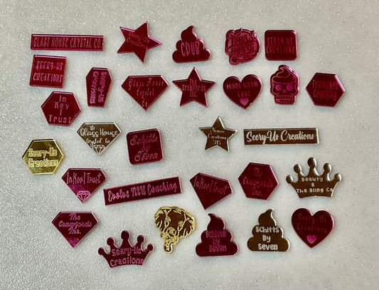 Acrylic Tags