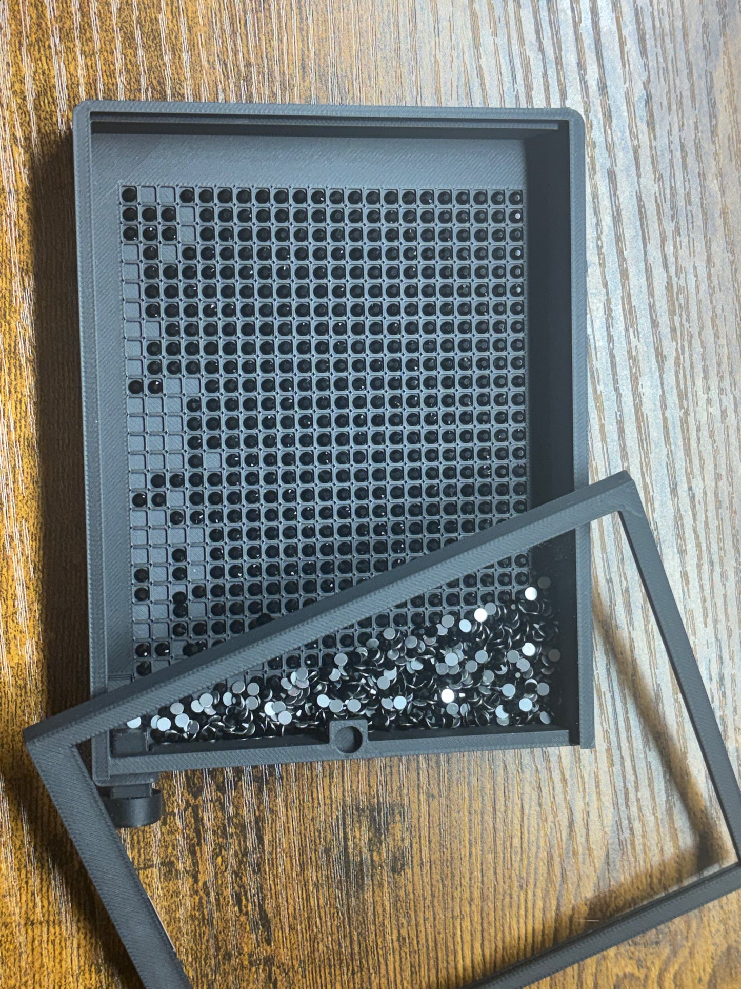 Bandeja para pintar con diamantes y diamantes de imitación Sophia