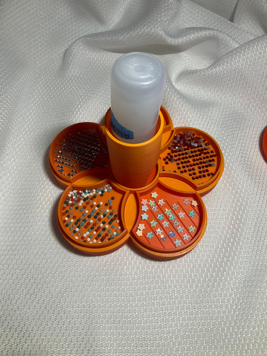 Blinging Blossom Spinning Tray add ons