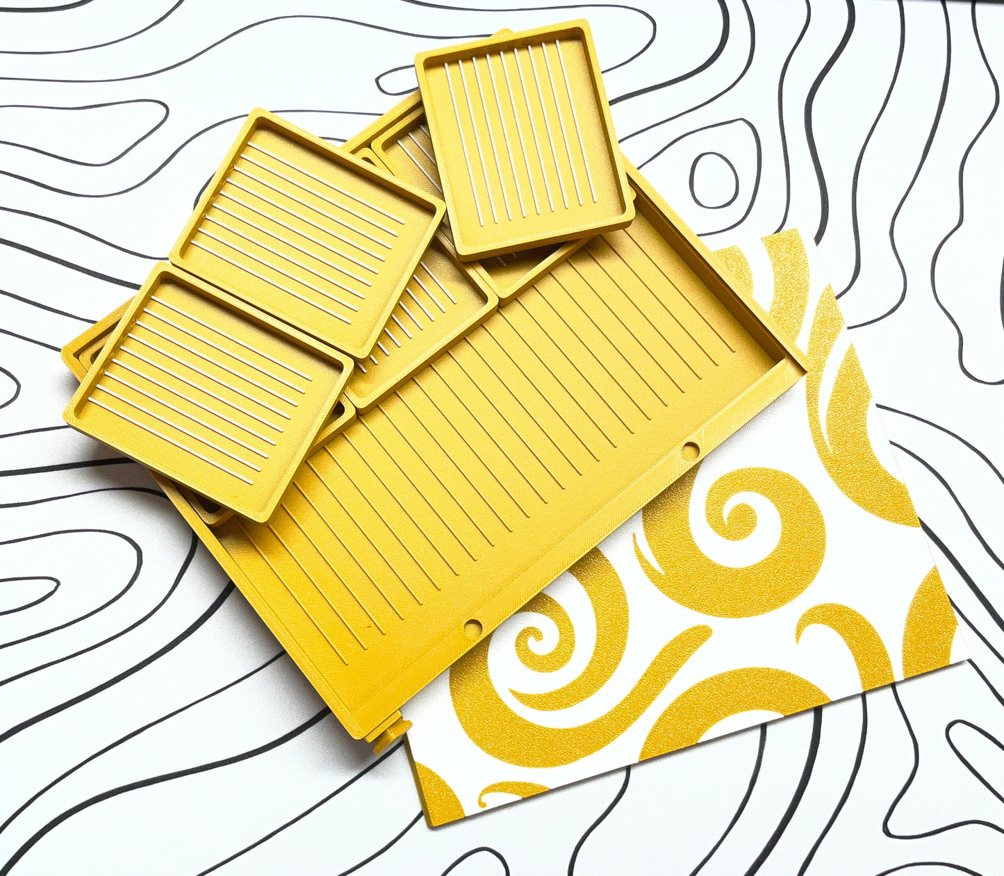 READY TO SHIP - TRUBY Gold & White