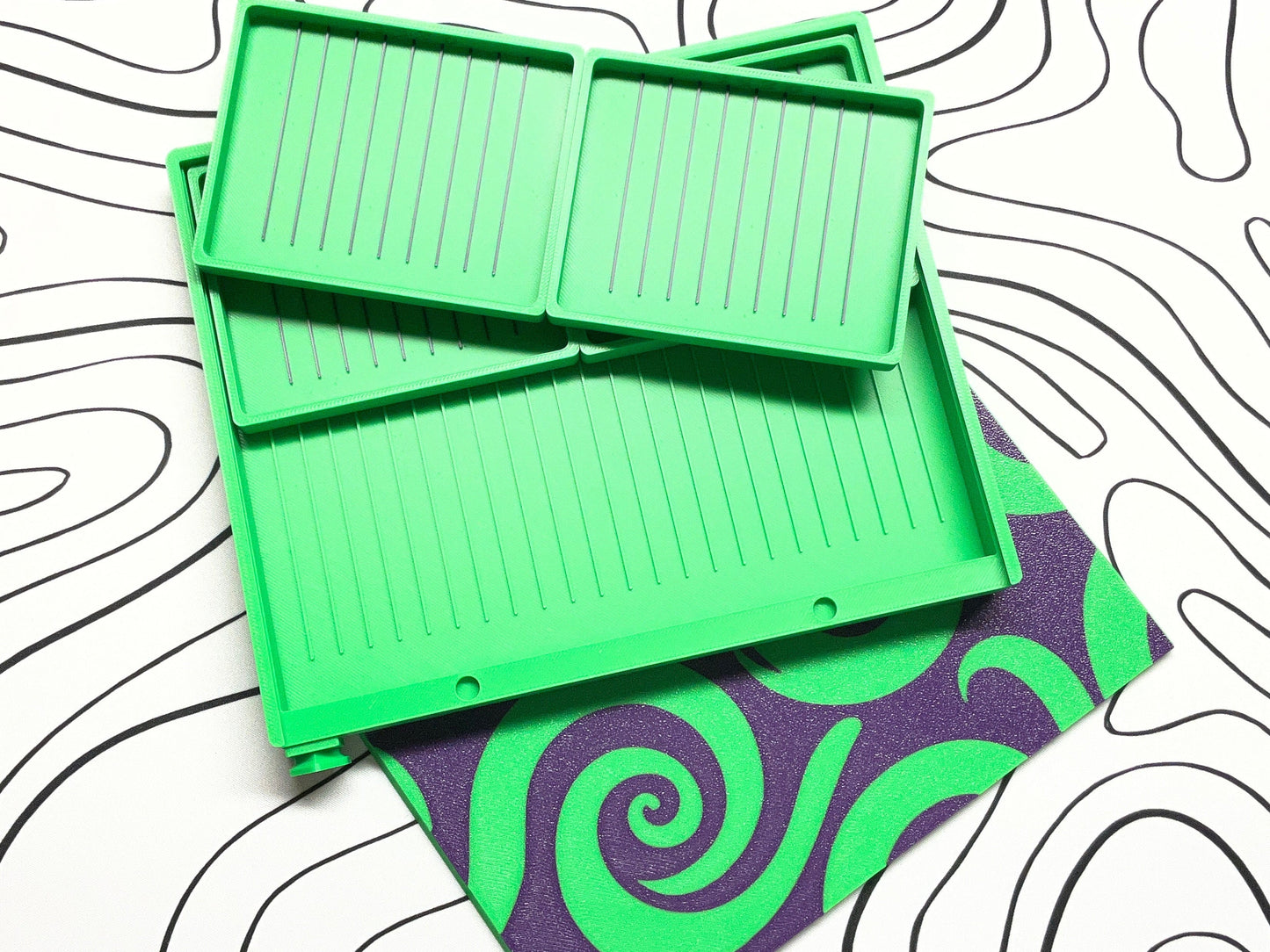 READY TO SHIP - TRUBY Green & Purple