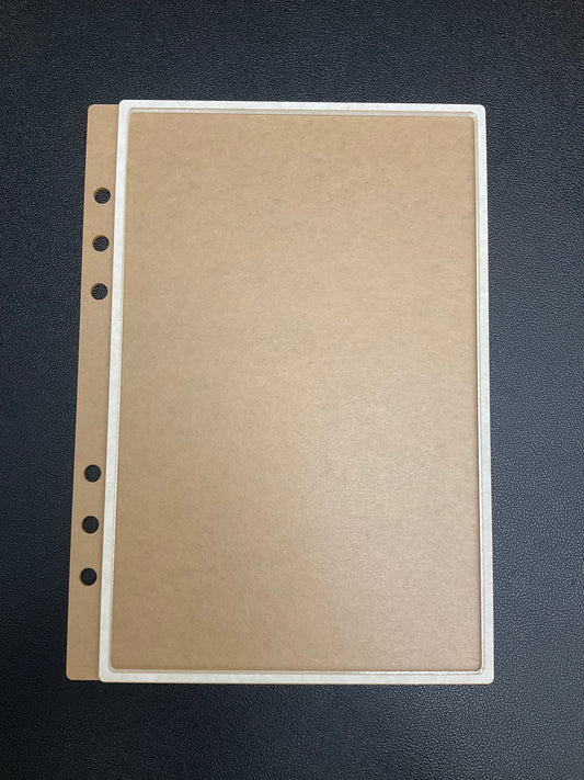 Acrylic Shaker Notebook Cover – A5 Size