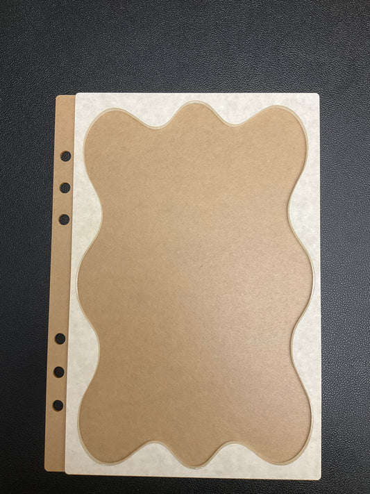 Acrylic Shaker Notebook Cover – A5 Size
